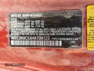 2017 BMW M4 with VIN WBS3R9C5XHK709123, listed as a Copart auction lot 61300524 with 78,129 mi miles and Salvage Title. Bid and sale history available at carsss.com. Image 12.