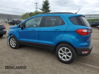 2019 Ford EcoSport SE z VIN MAJ3S2GEXKC267111, wystawiony jako Copart lot #56427685 z przebiegiem 58 956 mil mil oraz Tytuł czysty. Historia ofert i sprzedaży dostępna na DreamBid. Obrazek 2.