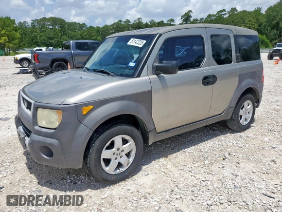 2004 Honda Element EX with VIN 5J6YH185X4L005318, listed as a Copart auction lot 61142325 with 241,496 mi miles and Clean title. Bid and sale history available at DreamBid. Image 1.