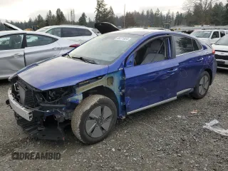 2021 Hyundai Ioniq SE with VIN KMHC75LCXMU248732, listed as a Copart auction lot 85271834 with 57,935 mi miles and Salvage Title. Bid and sale history available at DreamBid. Image 1.