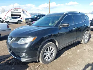 2015 Nissan Rogue SL with VIN 5N1AT2MV6FC834127, listed as a IAAI auction lot 41686500 with 156,810 mi miles and . Bid and sale history available at carsss.com. Image 17.