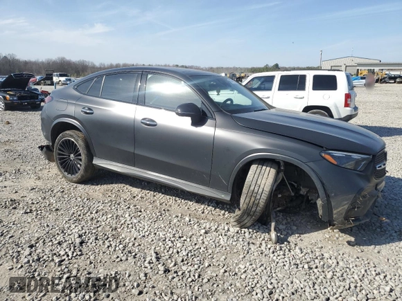 2024 Mercedes-Benz GLC with VIN W1NKJ4HB4RF091313, listed as a Copart auction lot 46849035 with 0 mi miles and Salvage Title. Bid and sale history available at carsss.com. Image 4.