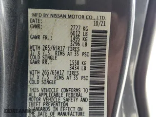 2022 Nissan Frontier S with VIN 1N6ED1CMXNN625169, listed as a Copart auction lot 80952704 with 47,006 mi miles and Salvage Title. Bid and sale history available at carsss.com. Image 12.
