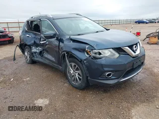 2015 Nissan Rogue SL z VIN 5N1AT2MV9FC897741, wystawiony jako IAAI lot #42151076 z przebiegiem 124 466 mil mil oraz . Historia ofert i sprzedaży dostępna na DreamBid. Obrazek 1.