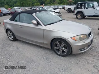 2008 BMW 1 Series 128i with VIN WBAUL73588VE88167, listed as a IAAI auction lot 42589720 with 141,475 mi miles and . Bid and sale history available at DreamBid. Image 1.