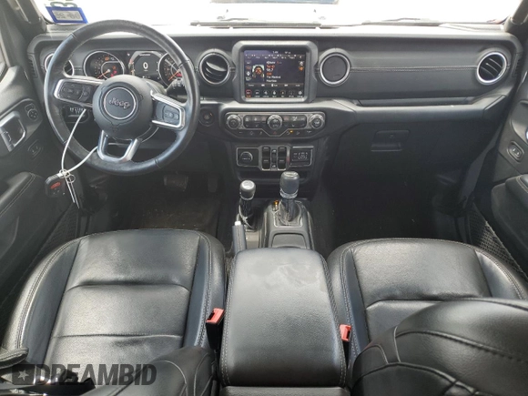 2020 Jeep Wrangler Unlimited Sahara with VIN 1C4HJXEN9LW121382, listed as a Copart auction lot 53279355 with 55,954 mi miles and Salvage title. Bid and sale history available at DreamBid. Image 8.