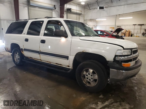 2002 Chevrolet Suburban LS with VIN 1GNFK16Z12J326815, listed as a Copart auction lot 63348745 with 296,618 mi miles and Salvage title. Bid and sale history available at DreamBid. Image 4.