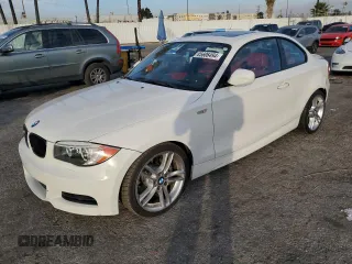 2013 BMW 1 Series 135i with VIN WBAUC9C58DVY60514, listed as a Copart auction lot 85606494 with 80,417 mi miles and Salvage Title. Bid and sale history available at carsss.com. Image 1.