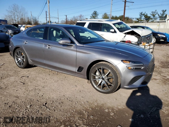 2025 Genesis G70 2.5T with VIN KMTG34SC3SU151822, listed as a Copart auction lot 48240125 with 5,781 mi miles and Clean title. Bid and sale history available at DreamBid. Image 4.