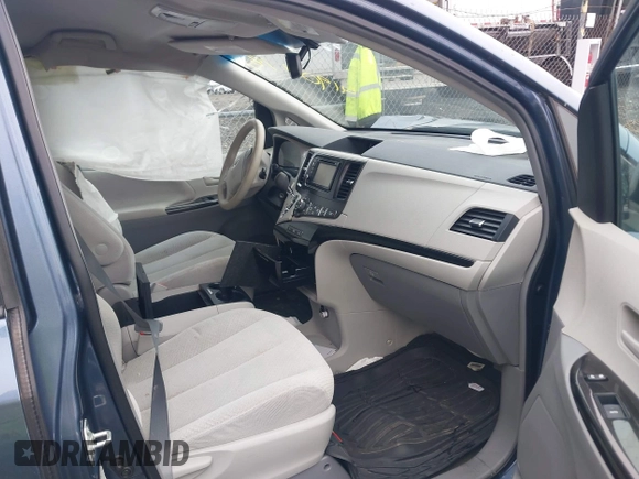 2013 Toyota Sienna LE with VIN 5TDJK3DC8DS064035, listed as a IAAI auction lot 41909785 with 135,716 mi miles and . Bid and sale history available at DreamBid. Image 5.