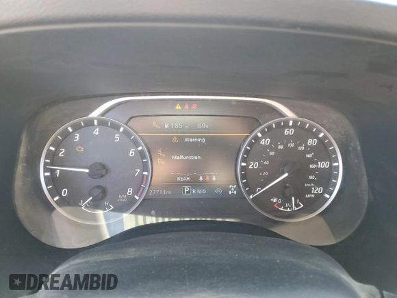 2024 Nissan Frontier Pro-4X with VIN 1N6ED1EK9RN637086, listed as a Copart auction lot 66204205 with 27,713 mi miles and Salvage title. Bid and sale history available at DreamBid. Image 9.