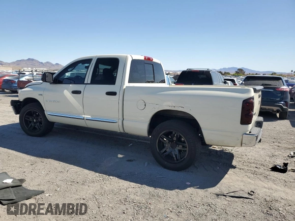 2007 Dodge 1500 SLT with VIN 1D7HA18217J608051, listed as a Copart auction lot 49930785 with Not Provided miles and Salvage Title. Bid and sale history available at DreamBid. Image 2.