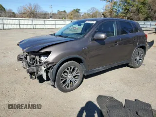 2018 Mitsubishi Outlander ES with VIN JA4AP3AU8JU024585, listed as a Copart auction lot 42494935 with 77,789 mi miles and Salvage title. Bid and sale history available at DreamBid. Image 1.
