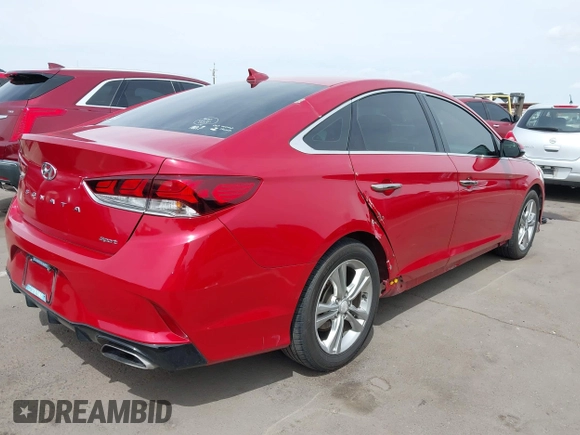 2018 Hyundai Sonata SEL with VIN 5NPE34AF4JH609393, listed as a IAAI auction lot 41915342 with 87,467 mi miles and . Bid and sale history available at DreamBid. Image 6.