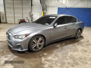 2019 Infiniti Q50 Luxe z VIN JN1EV7ARXKM591918, wystawiony jako Copart lot #57892195 z przebiegiem 69 067 mil mil oraz Szkoda całkowita • Salvage title. Historia ofert i sprzedaży dostępna na DreamBid. Obrazek 1.