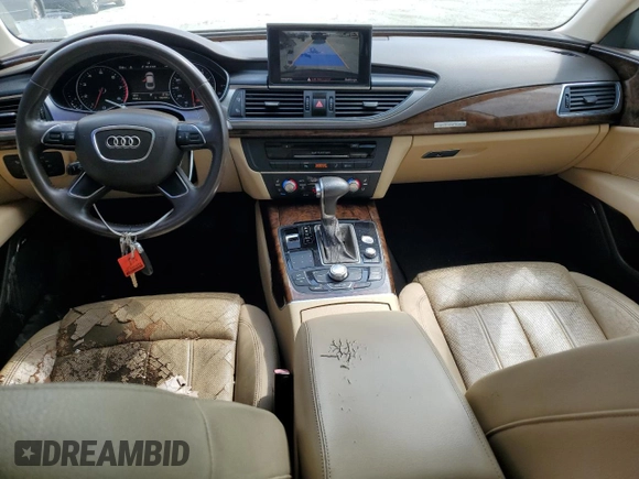 2012 Audi A7 Prestige with VIN WAU2GAFC6CN140635, listed as a Copart auction lot 61007245 with 156,190 mi miles and Clean title. Bid and sale history available at DreamBid. Image 8.