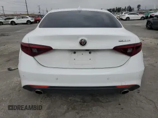 2021 Alfa Romeo Giulia with VIN ZARFAMAN7M7638886, listed as a Copart auction lot 51004375 with 50,571 mi miles and Salvage title. Bid and sale history available at DreamBid. Image 6.