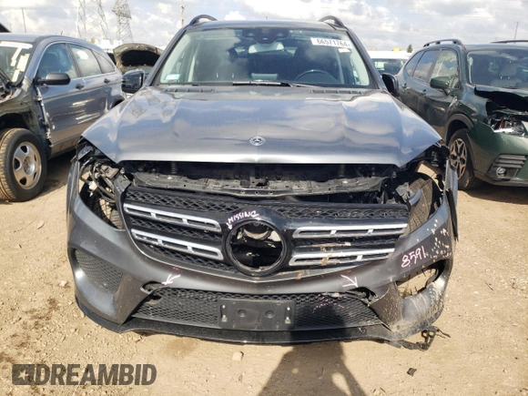 2018 Mercedes-Benz GLS 550 with VIN 4JGDF7DE0JB019048, listed as a Copart auction lot 66571764 with Not Provided miles and Salvage Title. Bid and sale history available at DreamBid. Image 5.