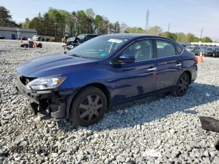 2018 Nissan Sentra S with VIN 3N1AB7AP1JY331182, listed as a Copart auction lot 52716435 with 128,694 mi miles and Salvage Title. Bid and sale history available at DreamBid. Image 1.