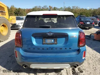 2021 MINI Countryman Cooper S with VIN WMZ83BR00M3M49546, listed as a Copart auction lot 77153034 with 46,081 mi miles and Salvage Title. Bid and sale history available at carsss.com. Image 6.
