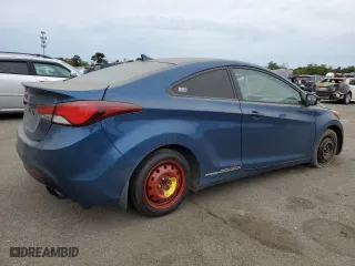 2014 Hyundai Elantra Coupe with VIN KMHDH6AH6EU027507, listed as a Copart auction lot 72250074 with 156,343 mi miles and Clean Title. Bid and sale history available at carsss.com. Image 3.