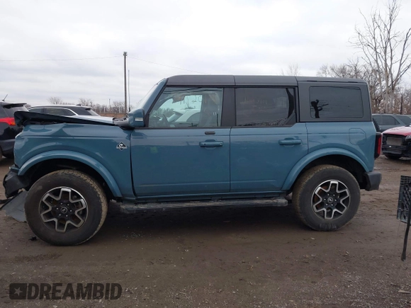 2021 Ford Bronco with VIN 1FMDE5BH4MLA71298, listed as a IAAI auction lot 41120172 with 38,723 mi miles. Bid and sale history available at carsss.com. Image 14.