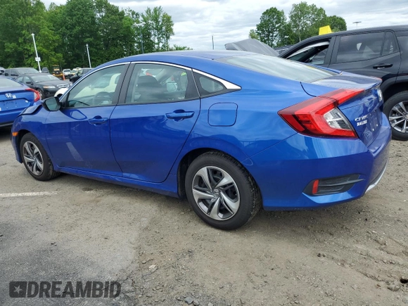 2020 Honda Civic LX z VIN 2HGFC2F65LH522536, wystawiony jako Copart lot #57254255 z przebiegiem 65 014 mil mil oraz Szkoda całkowita • Salvage title. Historia ofert i sprzedaży dostępna na DreamBid. Obrazek 2.