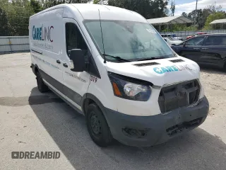 2020 Ford Transit Cargo with VIN 1FTBR1CG4LKA74530, listed as a Copart auction lot 73121394 with 165,713 mi miles and Salvage Title. Bid and sale history available at DreamBid. Image 4.