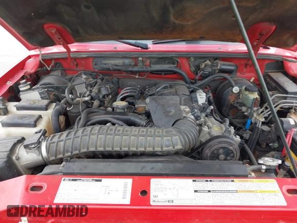 1998 Ford Ranger XL with VIN 1FTZR15X1WPB48716, listed as a IAAI auction lot 42090447 with 163,165 mi miles. Bid and sale history available at carsss.com. Image 10.
