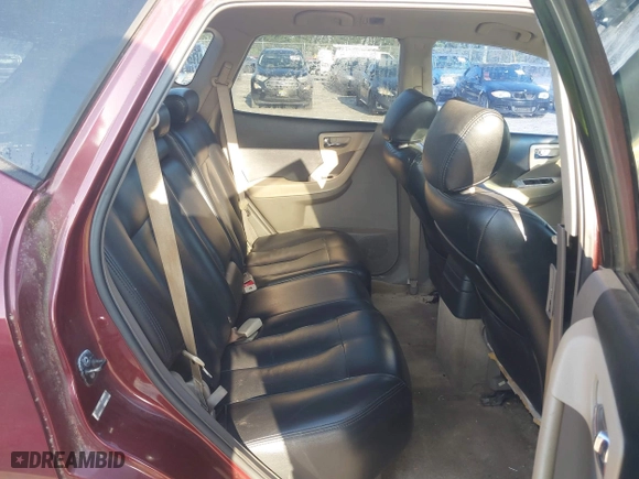2007 Nissan Murano SL with VIN JN8AZ08T27W527641, listed as a IAAI auction lot 39378581 with 121,625 mi miles. Bid and sale history available at carsss.com. Image 8.