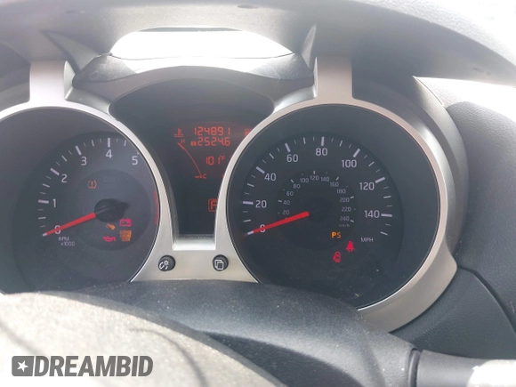 2015 Nissan Juke S with VIN JN8AF5MRXFT507850, listed as a IAAI auction lot 42451267 with 124,891 mi miles and . Bid and sale history available at DreamBid. Image 7.
