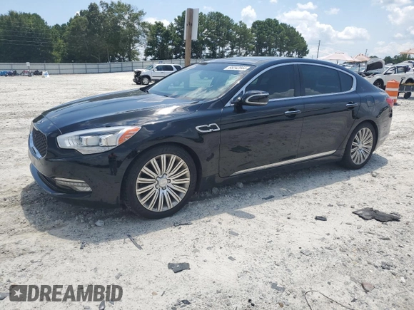 2015 Kia K900 Premium z VIN KNALU4D41F6027488, wystawiony jako Copart lot #65242944 z przebiegiem 102 747 mil mil oraz Szkoda całkowita • Salvage title. Historia ofert i sprzedaży dostępna na DreamBid. Obrazek 1.