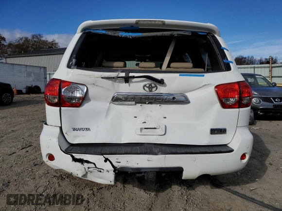 2010 Toyota Sequoia Ltd with VIN 5TDJY5G18AS027339, listed as a Copart auction lot 82005574 with 282,465 mi miles and Salvage Title. Bid and sale history available at carsss.com. Image 6.