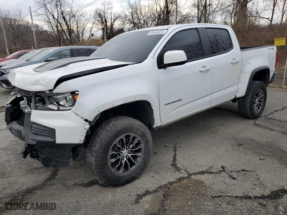 2022 Chevrolet Colorado 4WD ZR2 with VIN 1GCGTEEN2N1213847, listed as a Copart auction lot 50160745 with 35,902 mi miles and Non Repairable. Bid and sale history available at carsss.com. Image 1.