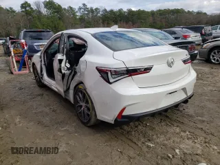 2020 Acura ILX w/Premium Pkg with VIN 19UDE2F77LA007577, listed as a Copart auction lot 70630742 with Not Provided miles. Bid and sale history available at carsss.com. Image 2.