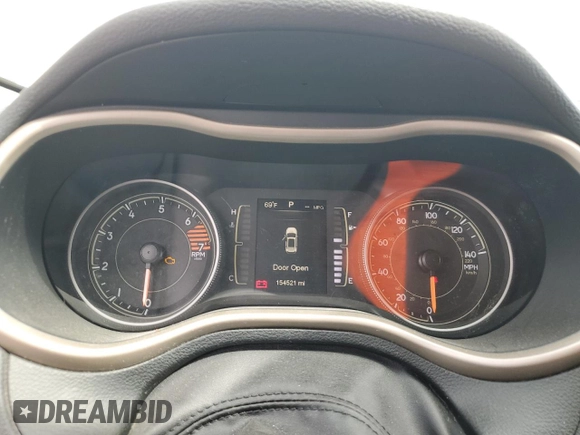 2016 Jeep Cherokee Altitude with VIN 1C4PJLCB4GW216385, listed as a Copart auction lot 57459925 with 154,521 mi miles and Clean title. Bid and sale history available at DreamBid. Image 9.