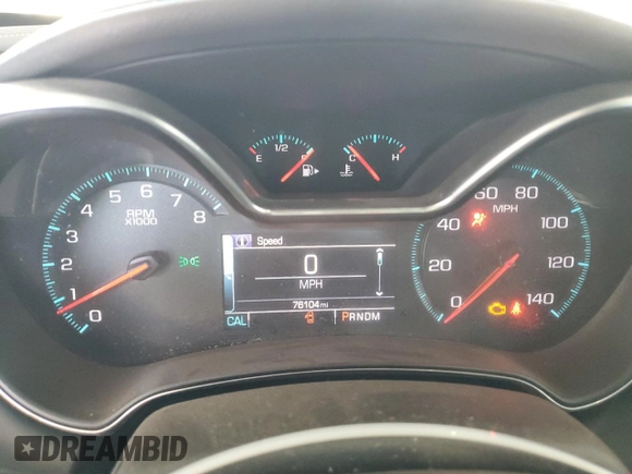 2018 Chevrolet Impala LT with VIN 2G1105S35J9104654, listed as a Copart auction lot 54988365 with 76,104 mi miles and Salvage Title. Bid and sale history available at DreamBid. Image 9.