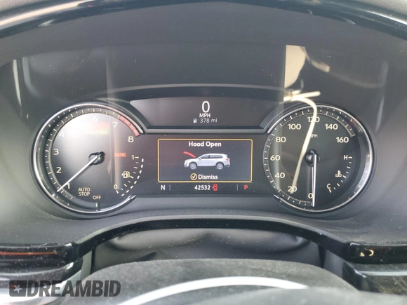 2020 Cadillac XT6 FWD Premium Luxury with VIN 1GYKPCRS2LZ183664, listed as a Copart auction lot 74754244 with 42,532 mi miles and Salvage Title. Bid and sale history available at carsss.com. Image 9.