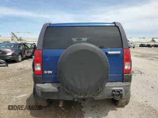 2006 Hummer H3 with VIN 5GTDN136468176500, listed as a Copart auction lot 55115135 with Not Provided miles and Salvage Title. Bid and sale history available at DreamBid. Image 6.
