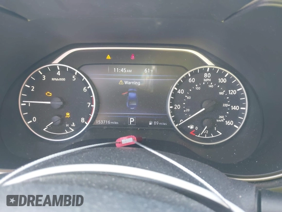 2016 Nissan Maxima SR with VIN 1N4AA6AP6GC398426, listed as a IAAI auction lot 41468260 with 153,716 mi miles and . Bid and sale history available at DreamBid. Image 7.