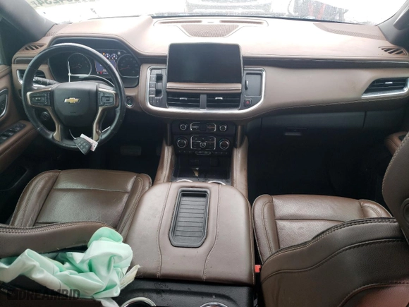 2021 Chevrolet Suburban High Country with VIN 1GNSKGKL6MR149816, listed as a Copart auction lot 83564234 with 104,623 mi miles and Salvage Title. Bid and sale history available at carsss.com. Image 8.