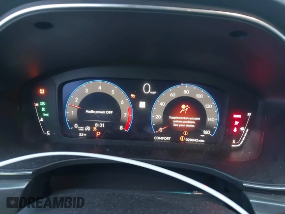 2024 Acura Integra w/A-Spec Package with VIN 19UDE4H38RA003889, listed as a IAAI auction lot 41498642 with 28,042 mi miles and . Bid and sale history available at DreamBid. Image 7.
