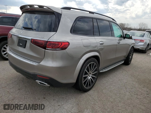 2023 Mercedes-Benz GLS 450 with VIN 4JGFF5KE3PA916007, listed as a Copart auction lot 46456284 with 15,751 mi miles and . Bid and sale history available at DreamBid. Image 3.