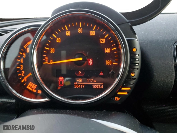 2017 MINI Clubman Cooper S with VIN WMWLU5C34H2E84355, listed as a Copart auction lot 83900344 with 56,417 mi miles and Salvage Title. Bid and sale history available at carsss.com. Image 9.
