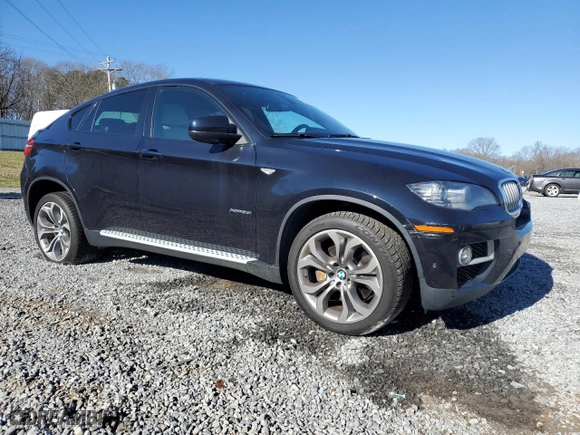2014 BMW X6 50i with VIN 5UXFG8C58EL593140, listed as a Copart auction lot 48491385 with 174,983 mi miles and Clean Title. Bid and sale history available at carsss.com. Image 4.