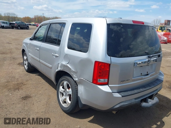 2013 Honda Pilot EX-L with VIN 5FNYF4H56DB028031, listed as a IAAI auction lot 42092264 with 174,520 mi miles. Bid and sale history available at carsss.com. Image 6.