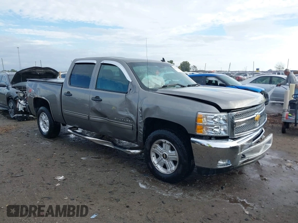 2013 Chevrolet Silverado 1500 LT with VIN 3GCPKSE70DG232285, listed as a IAAI auction lot 40881769 with 110,837 mi miles and . Bid and sale history available at DreamBid. Image 1.