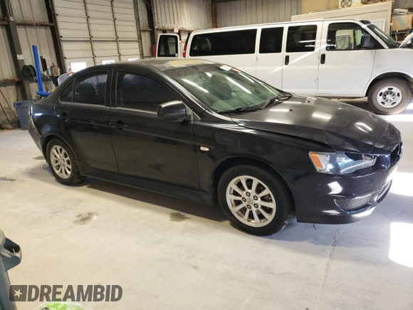 2014 Mitsubishi Lancer ES with VIN JA32U2FU1EU012370, listed as a Copart auction lot 67498224 with 105,594 mi miles and Salvage Title. Bid and sale history available at carsss.com. Image 4.