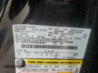 2023 Ford Expedition z VIN 1FMJK1F86PEA04046, wystawiony jako Copart lot #48441035 z przebiegiem 25 286 mil mil oraz Szkoda całkowita • Salvage title. Historia ofert i sprzedaży dostępna na DreamBid. Obrazek 13.