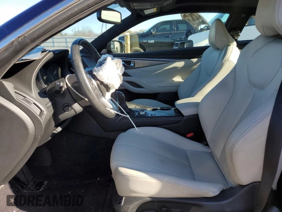 2018 Infiniti Q60 Luxe with VIN JN1EV7EL5JM391677, listed as a Copart auction lot 68999702 with 85,884 mi miles and . Bid and sale history available at DreamBid. Image 7.